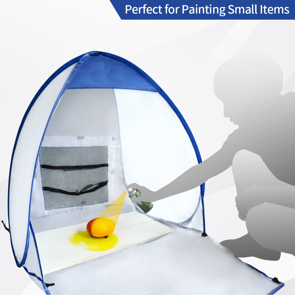 HomeRight Large Spray Shelter Paint Tent: Easy to Set Up Spray Booth for  Painting and Spraying 