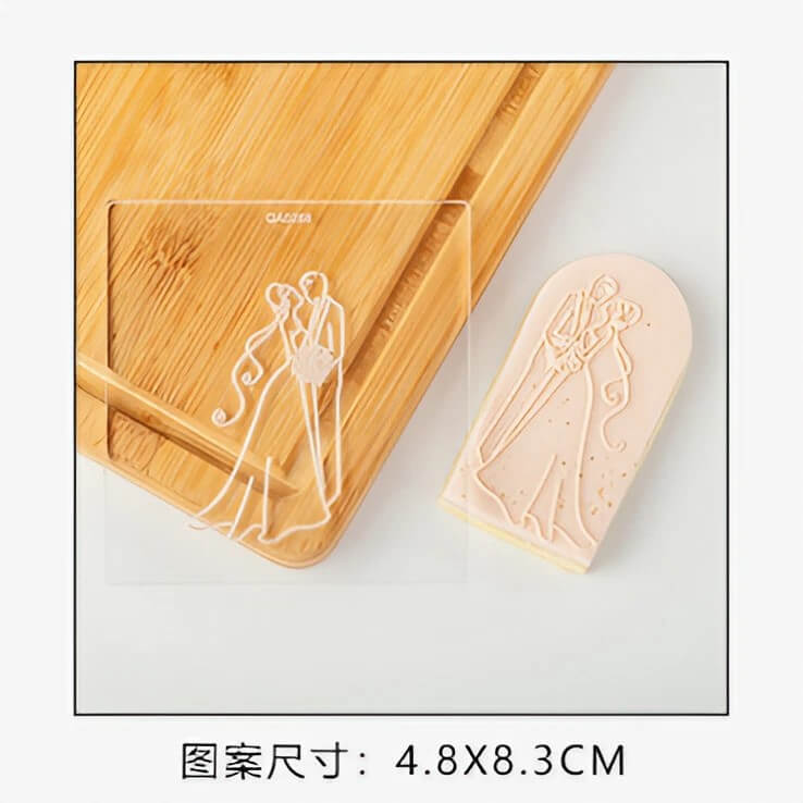 kowanii Wedding Cookie Stamp Fondant Biscuit Mold Cutter