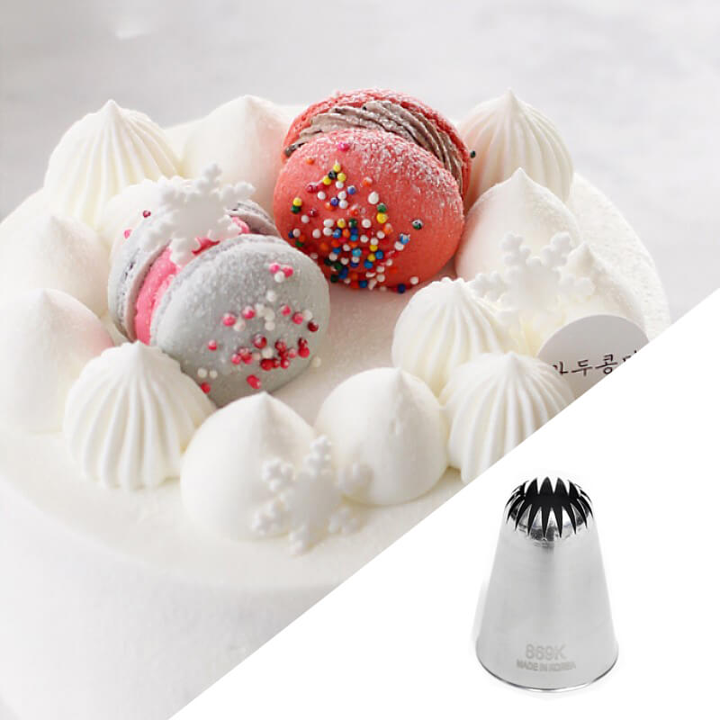 Korean Jumbo Icing Piping Tips Cake Decorating Nozzle #867K