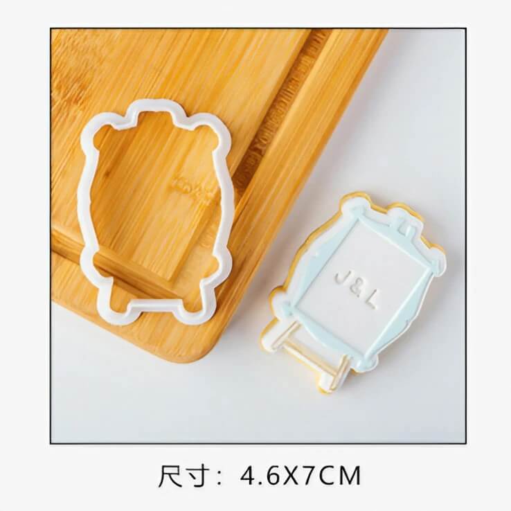 kowanii Wedding Dress Cookie Mold Cutter Biscuit Fondant Stamps