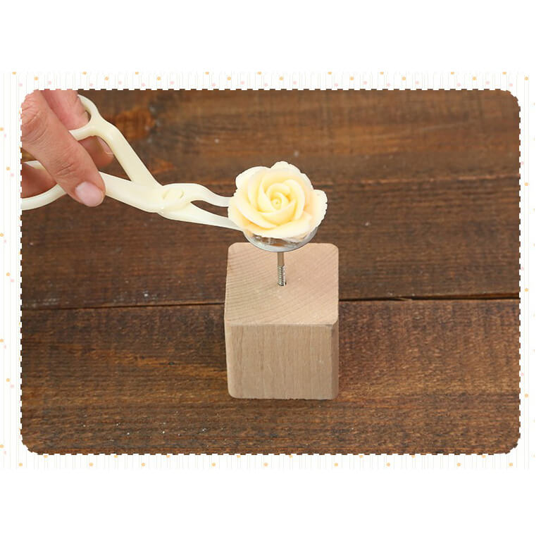 Flower Nail Wooden Holder Base Baking Tools