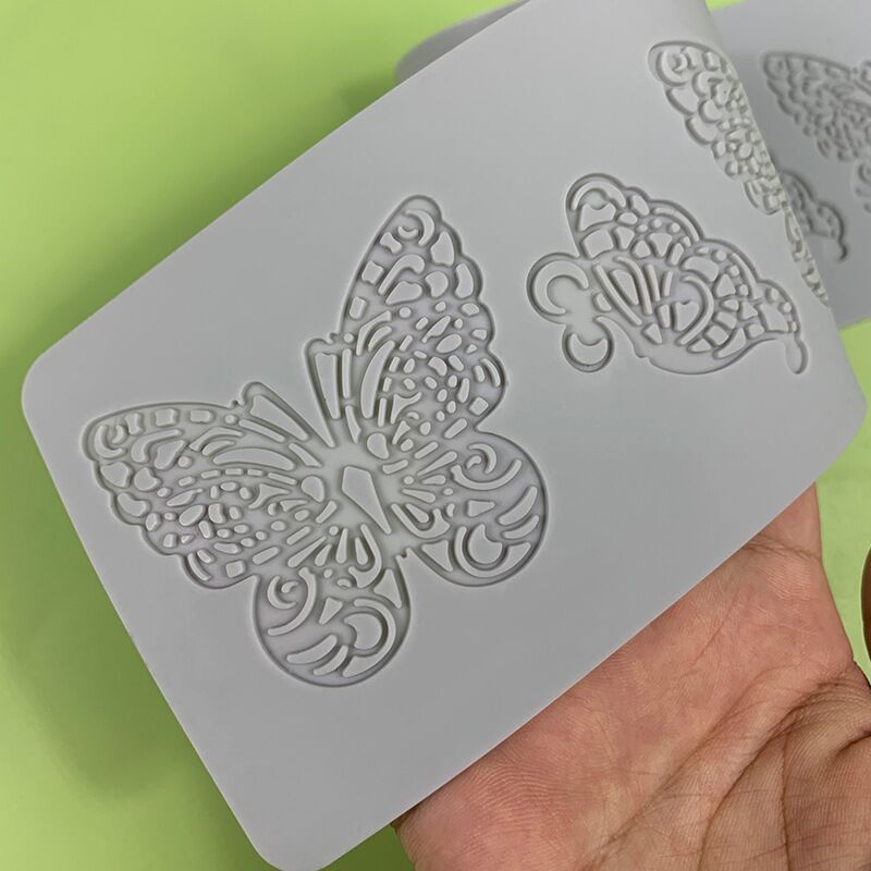 kowanii Butterfly Silicone Lace Mold Fondant Mat Baking Tools