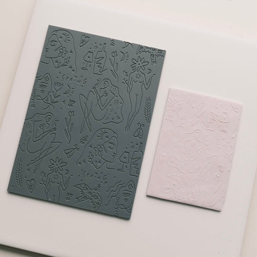 kowanii Embossed Texture Silicone Mold Fondant Pattern Mat