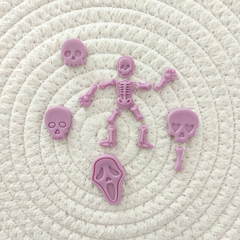 kowanii Human Skull Cookie Mold Fondant Biscuit Cutter Stamp