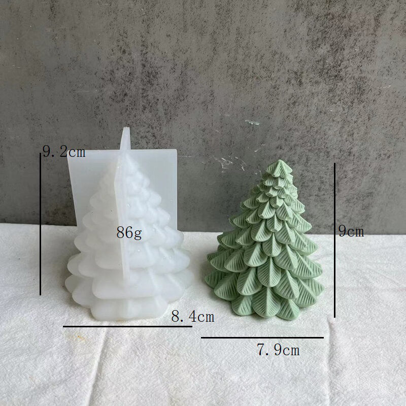 Candle Holder Resin Silicone Tray Mold Christmas Tree Heart – kowanii