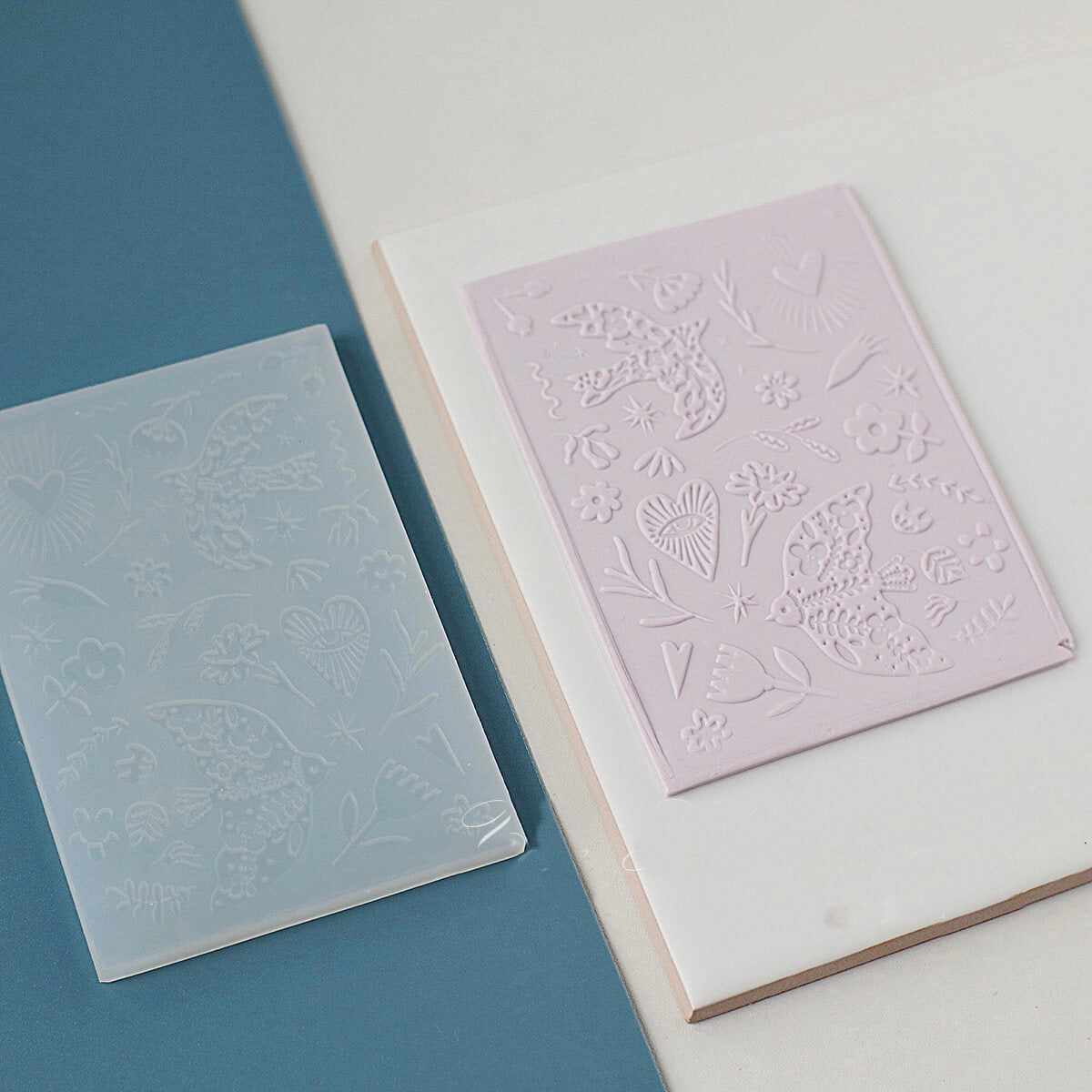 kowanii Embossed Texture Silicone Mold Fondant Pattern Mat