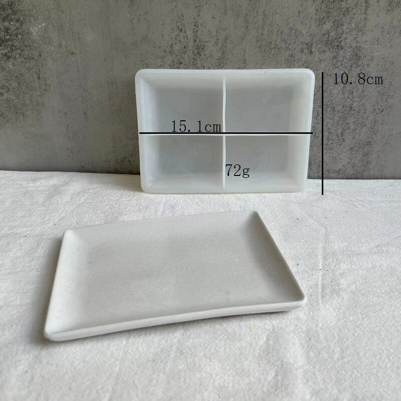 Resin Silicone Tray Mold Rectangle Square Round – kowanii